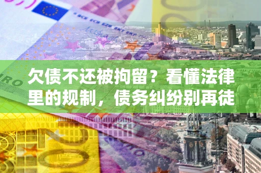 武汉欠债不还被拘留？看懂法律里的规制，债务纠纷别再徒劳奔波