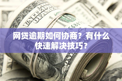 武汉网贷逾期如何协商？有什么快速解决技巧？
