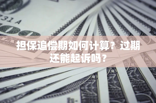 武汉担保追偿期如何计算？过期还能起诉吗？