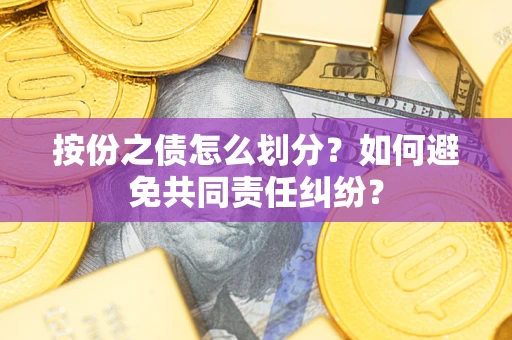 武汉按份之债怎么划分？如何避免共同责任纠纷？