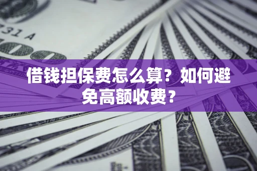 武汉借钱担保费怎么算？如何避免高额收费？